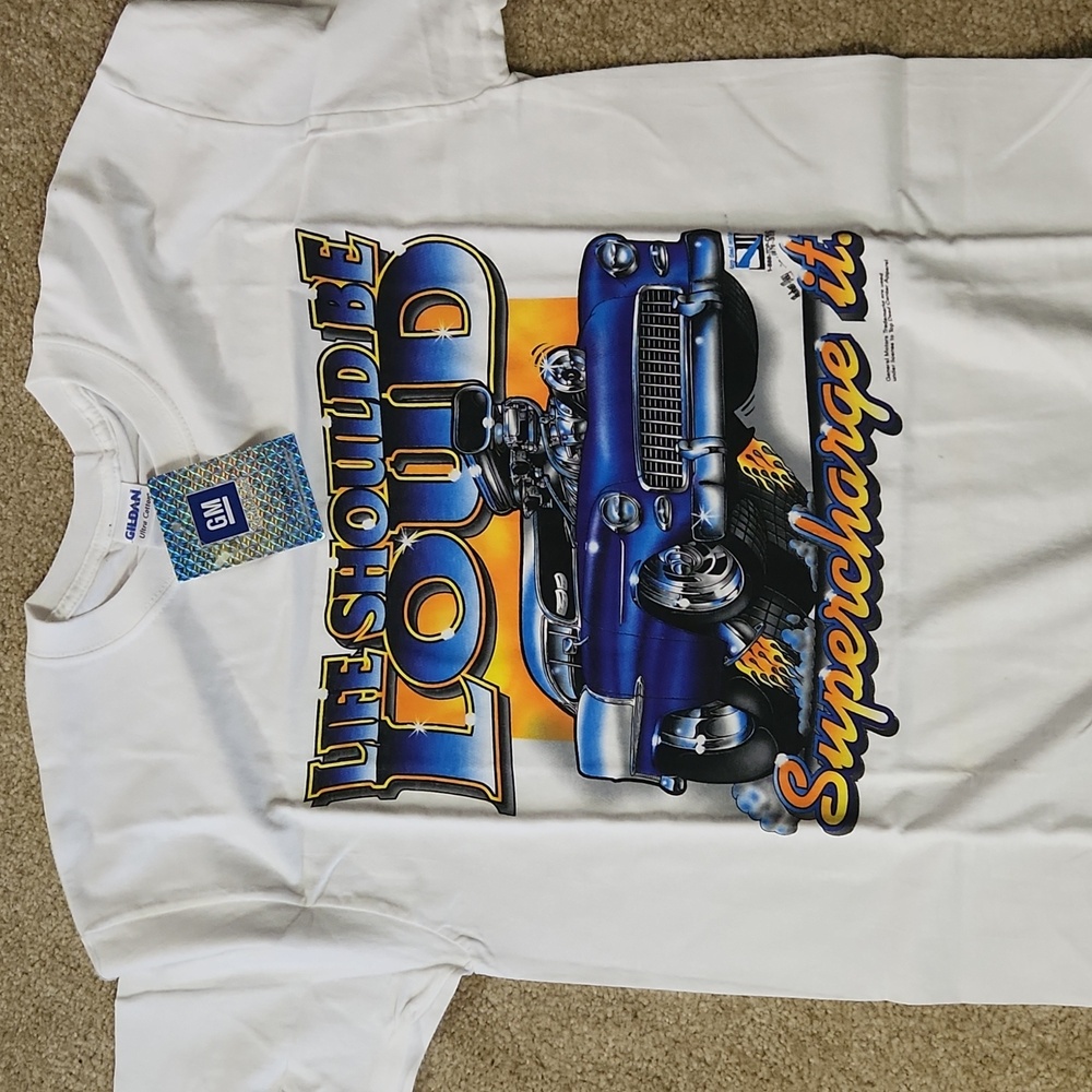 New GM White Tshirt